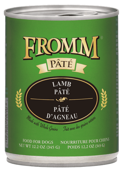 Fromm Family Gold Lamb Pate Canned Dog Food 12.2 Oz