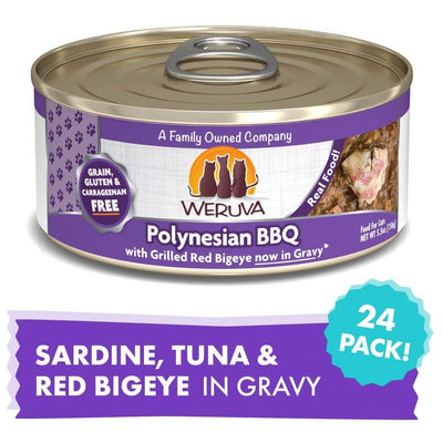 Weruva Polynesian BBQ with Grilled Red Big Eye Canned Cat Food