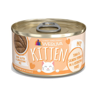 Weruva 810028242814 3 oz Kitten Puree Tuna Salmon Cat Treat