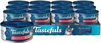 Blue Buffalo Tastefuls Natural Pate Wet Cat Food with Salmon Entrée - 5.5oz