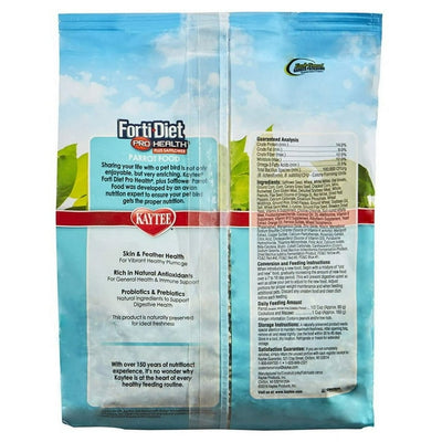 Kaytee Forti-Diet Pro Health Parrot with Safflower 4LB