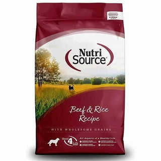 Nutrisource 26 lbs Beef, Brown Rice Dog Food