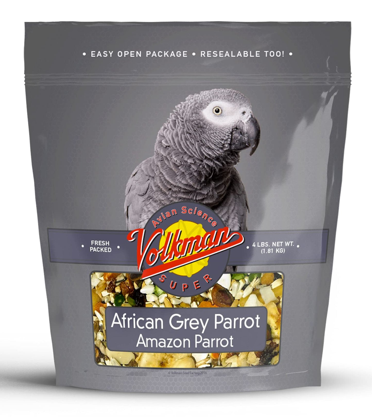 Volkman Avian Science Super African Grey Bird Food 4 lb