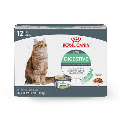 Royal Canin Digest Sensitive Thin Slices in Gravy Canned Cat Food 3-oz Case of 12