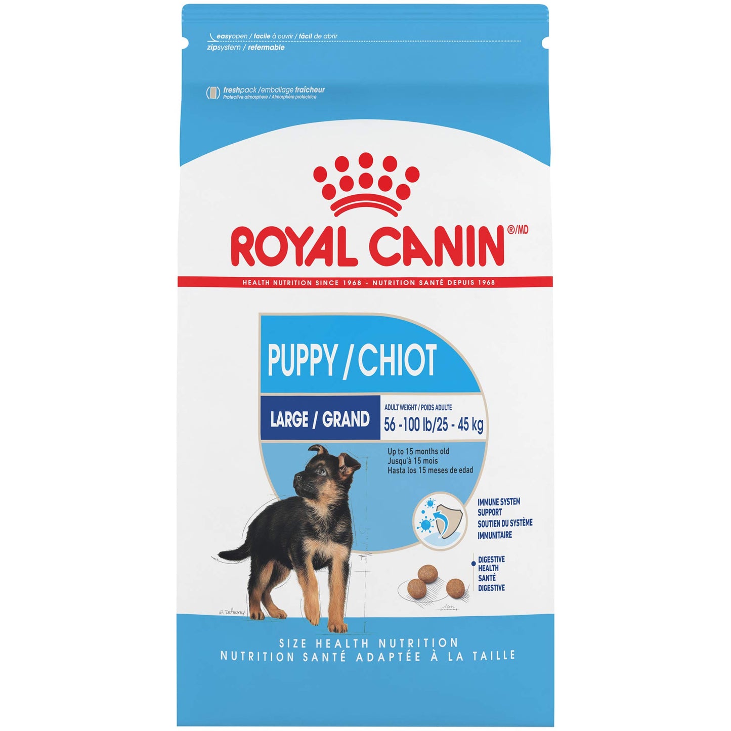 Royal Canin Size Health Nutrition Large Puppy Dry Food, 30 lbs.