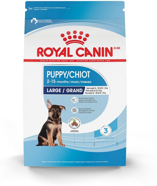 Royal Canin Size Health Nutrition Large Puppy Dry Food, 30 lbs.