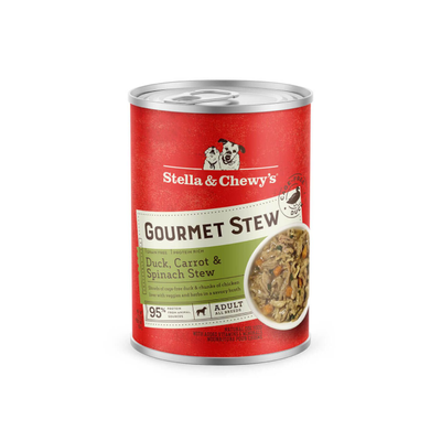 Stella & Chewys 12.5 oz Carrot & Spinach Dog Gourmet Stew Duck