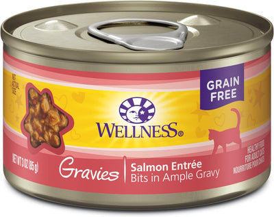 12x Wellness Complete Health Gravies Grain Free Canned Cat Food,Chicken,3Oz