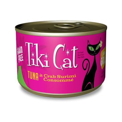 Tiki Cat 6 oz Lanai Grill Tuna Crab Cat Food&#44; Case of 8