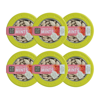 SENCHA NATURALS Green Tea Mints, Pink Dragonfruit, 2 Count