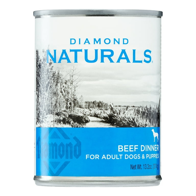 Diamond Natural Beef Dinner Wet Dog Food, 13 oz (Pack of 12)