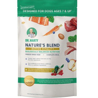 Dr. Marty Nature's Blend for Active Vitality Seniors Freeze Dried Raw Dog Food