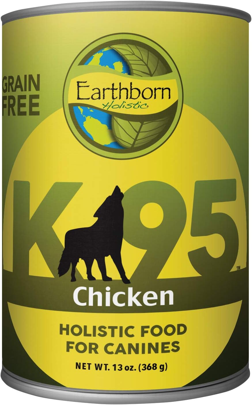 EARTHBORN Holistic K95 Chicken Recipe Grain-Free Canned Dog Food 13 OZ