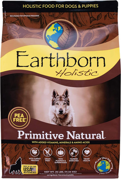 Earthborn Holistic Primitive Natural Grain-Free Dry Dog Food, 28 LB