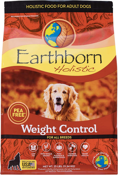 Earthborn Holistic Weight Control Dry Dog Food, 25 lb