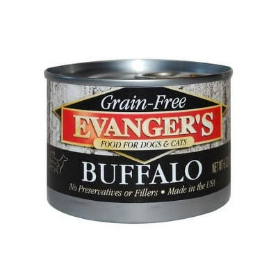 Evanger s Grain-Free Buffalo Wer Dog & Cat Food 6 Oz