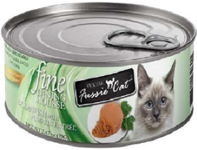 Fussie Cat 2.47 oz Fine Dining Mousse Oceanfish with Pumpkin