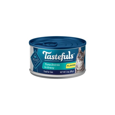 Blue Buffalo Tastefuls Natural Flaked Wet Cat Food with Tuna Entrée in Gravy - 5.5oz