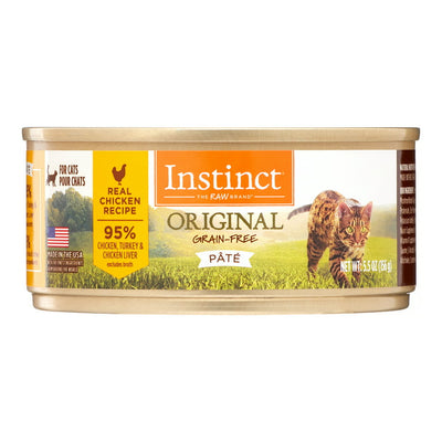 Instinct Grain-Free Chicken Canned Cat Food by Nature's Variety 5.5 oz Cans (Case of 12)