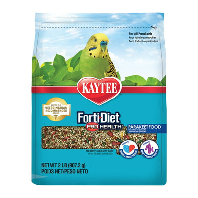 Kaytee Forti-Diet Pro Health Parakeet Bird Food Seed 2 Pound