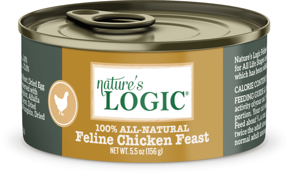 Nature's Logic Grain-Free Chicken Feast Wet Cat Food, 5.5 oz