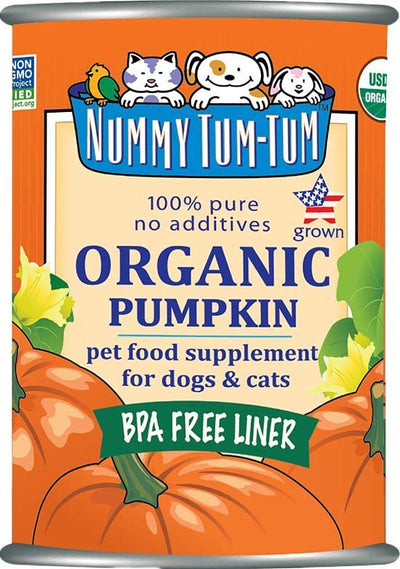 NUMMY TUM TUM Pure Pumpkin For Pets, 15-Ounce Can