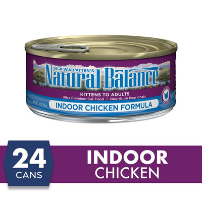 Natural Balance Indoor Formula Wet Cat Food 5.5-Ounce Can