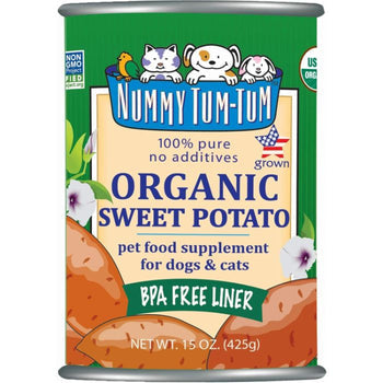 Nummy Tum-Tum Pure Sweet Potato - Organic - Case of 12 - 15 oz.