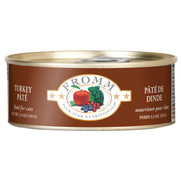 40511236 5.5 oz 4 Star Turkey Cat Food