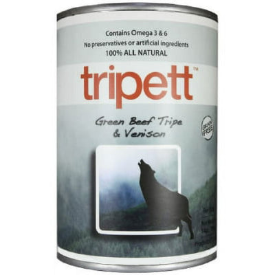 Petkind Tripett Grain-Free Green Beef Tripe Wet Dog Food, 13 Oz