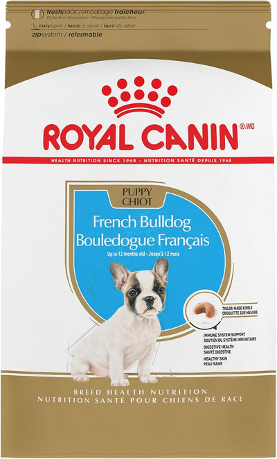 ROYAL CANIN Breed Health Nutrition French Bulldog Puppy Dry Dog Food, 3 LB