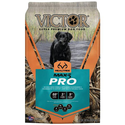 VICTOR Realtree MAX-5 PRO Dry Dog Food 40 LB