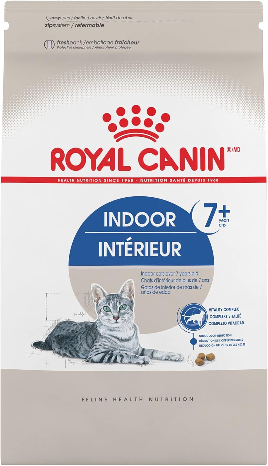 Royal Canin:  Indoor 7 + Adult, 2.5 LB