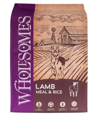 SPORTMIX Wholesomes Lamb Meal & Rice Formula Dry Dog Food 40 Lb