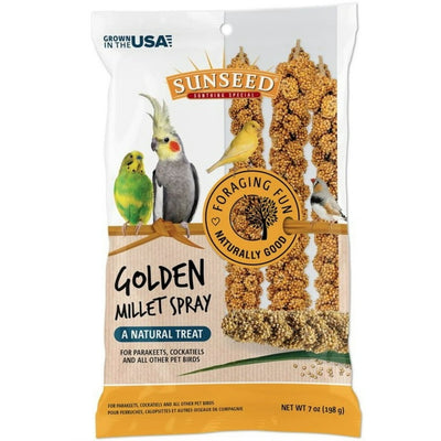 Sunseed® Golden Millet Spray Natural Birds Treats 7 Oz