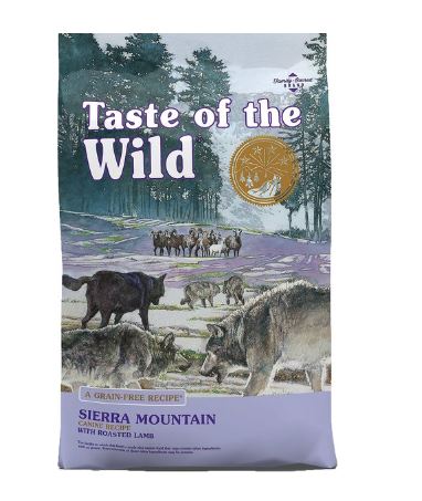 TASTE OF THE WILD Sierra Mountain Grain-Free Dry Dog Food 28 LB