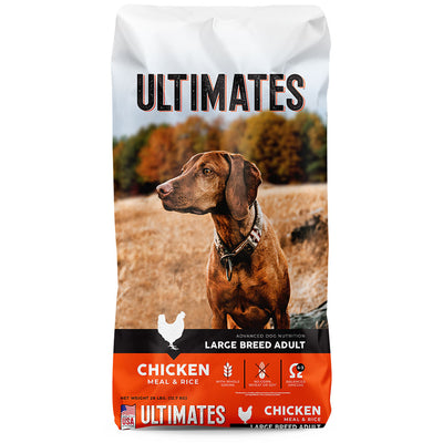 Ultimates Chicken Meal & Rice Large Breed Adult Dog Food, 28 Lb