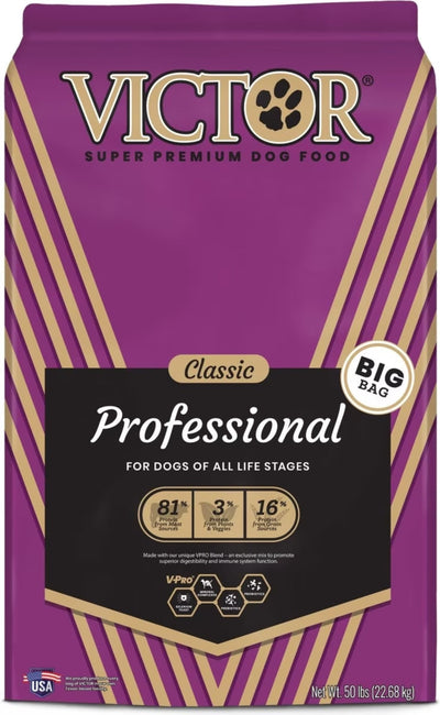 VICTOR Classic Professional Formula Dry Dog Food 50 LB