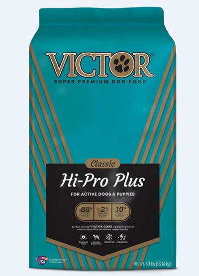 VICTOR Hi-Pro Plus Formula Dry Dog Food 40 LB