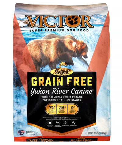 VICTOR Yukon River Canine Recipe Grain-Free Dry Dog Food 15 LB