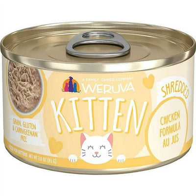 Weruva 810028242784 3 oz Kitten Chicken Au Jus Cat Treat - Case of 12