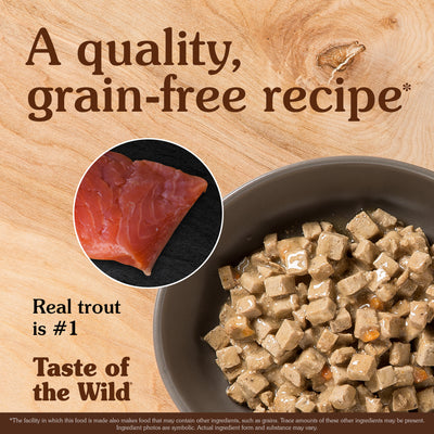 Taste of the Wild Canyon River Grain-Free Wet Canned Cat Food with Trout & Smoked Salmon 3 Oz, Case of 24