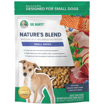 Dr. Marty Nature's Blend Small Breed Freeze-Dried Raw Dog Food 16oz