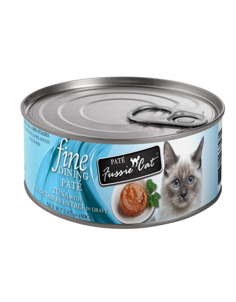 Fussie Cat: Fine Dining, Tuna w/ Vegetables, 2.82 oz. Case