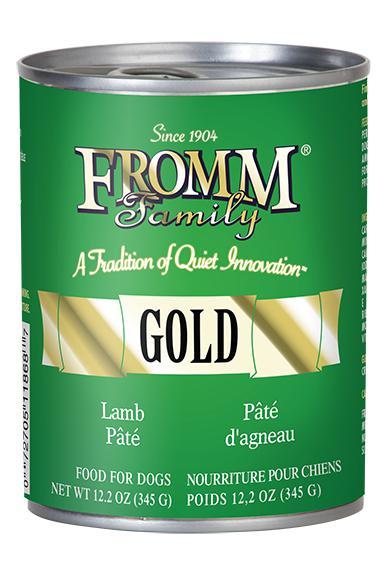 Fromm Family Gold Lamb Pate Canned Dog Food 12.2 Oz