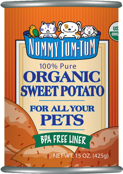 Nummy Tum-Tum Pure Sweet Potato - Organic - Case of 12 - 15 oz.