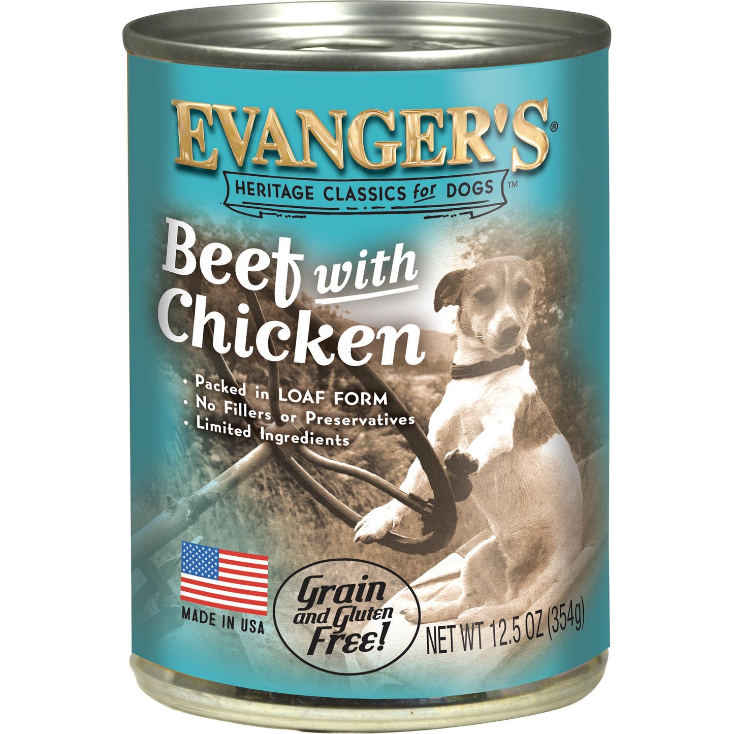 Evanger's Chicken Wet Dog & Cat Food, 6 Oz