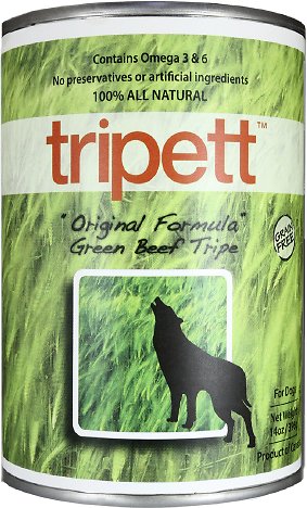 Petkind Tripett Grain-Free Green Beef Tripe Wet Dog Food, 13 Oz