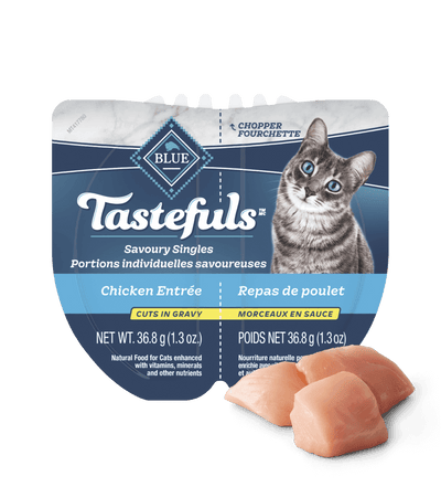 Blue Buffalo Tastefuls Savory Singles Chicken Entree Cuts in Gravy Adult Wet Cat Food - 2.6oz