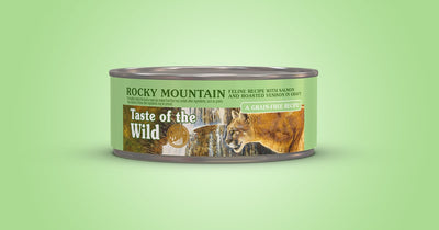 Taste of the Wild Rocky Mountain Grain-Free Wet Canned Cat Food with Roasted Venison & Smoked Salmon 3 Oz, Case of 24